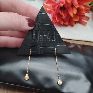 Luv Aj Gold Drop Earrings